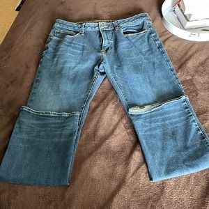 american eagle mens jeans 34x34, dark blue